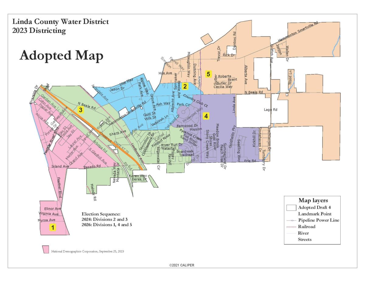 Linda County Water District Map